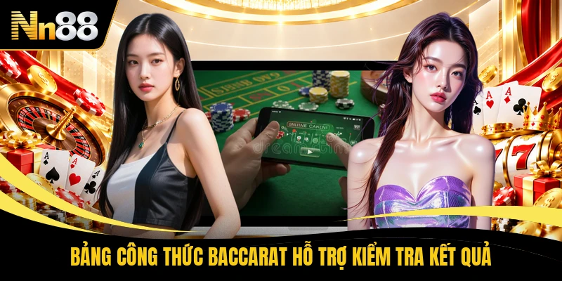 Bảng công thức baccarat hỗ trợ kiểm tra kết quả