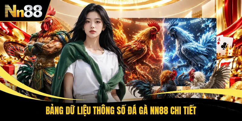 Bảng dữ liệu thông số đá gà NN88 chi tiết