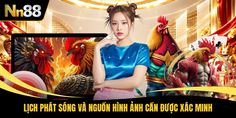 Lịch phát sóng và nguồn hình ảnh cần được xác minh