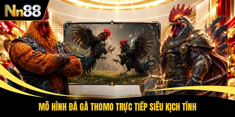 Mô hình đá gà Thomo trực tiếp siêu kịch tính