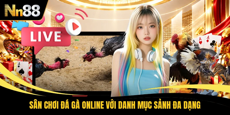 Sân chơi đá gà online với danh mục sảnh đa dạng